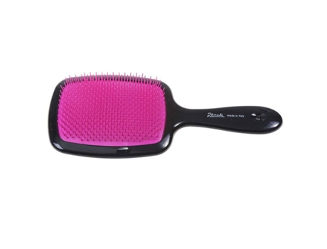 Ultra Detangler Brush For Knot Free Styling Black Pink Janeke