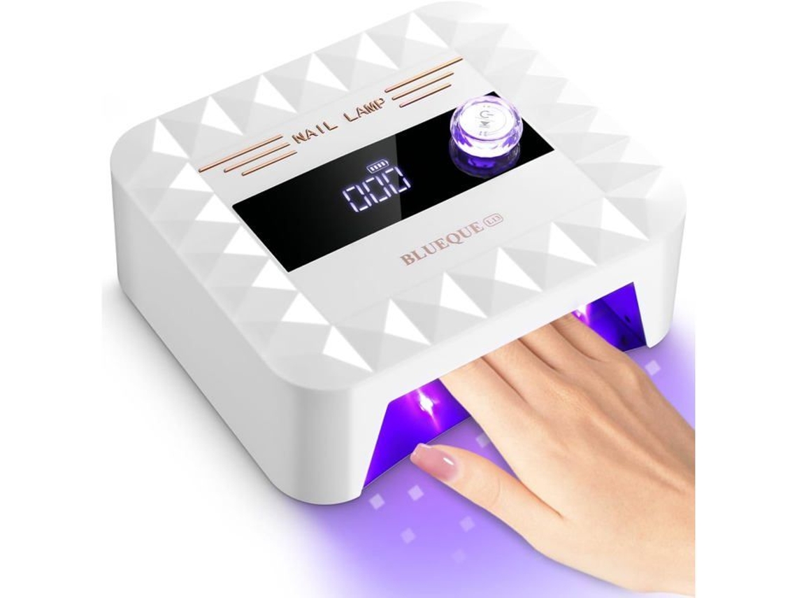 Lâmpada Uv Para Unhas Em Gel, Lâmpada Uv Led De De 120 W Com Temporizador De 0 A 120 Segundos