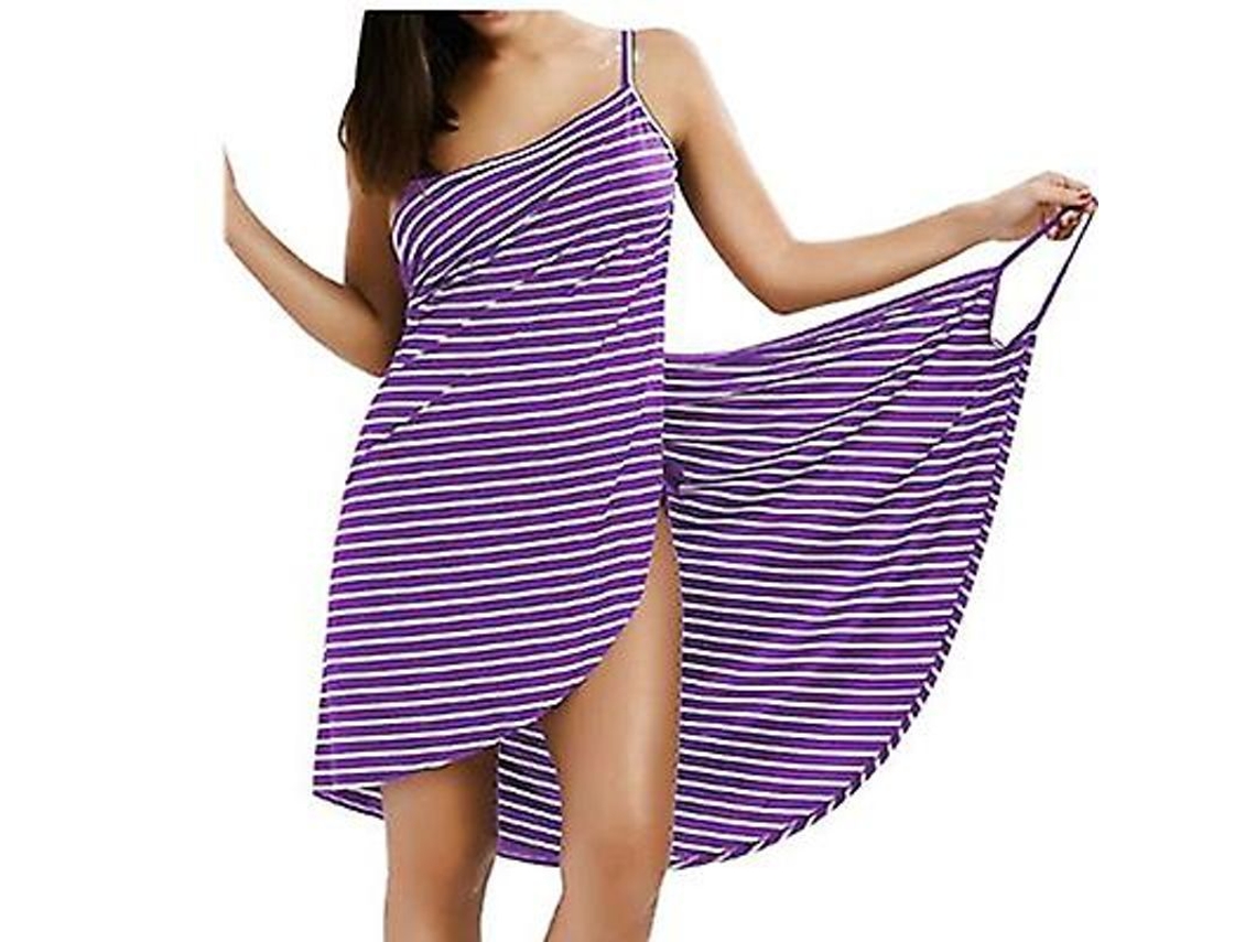 Vestido Slip Listrado Com Estilo Britânico E Europeu, Tamanhos De S A 5xl, Cores Branco, Roxo E Preto Roxo