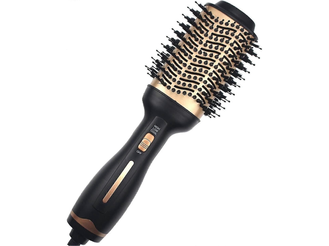 Escova De Ar Quente, Escova Secadora De Cabelo, Secador De Cabelo Profissional 3 Em 1 Com Tecnologia Iônica Negativa Anti-queimadura E Escova Ali
