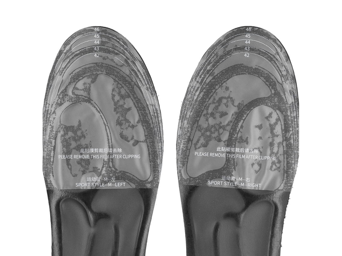 Arch Support Insoles Shoe Inserts Shock Absorption Buffer Deodorant Eoocoo