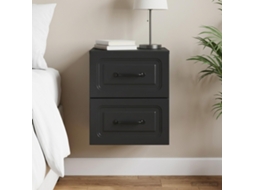 Vidaxl Gabinete De Canto Montado Na Parede Preto 34,5 X 33 X 40 Cm