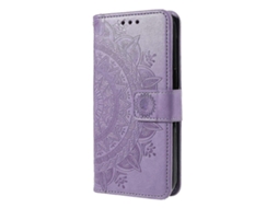 Capa Flip Magnética De Poliuretano Com Padrão De Mandala E Totem Impresso, À Prova De Choque, Com Alça Para Iphone 13 De 6,1 Polegadas