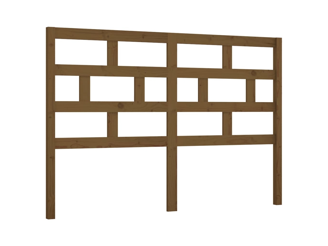 Bed Headboard, Bed Headboards Vidaxl Marrom Madeira De Pinho (166 X 100 Cm)
