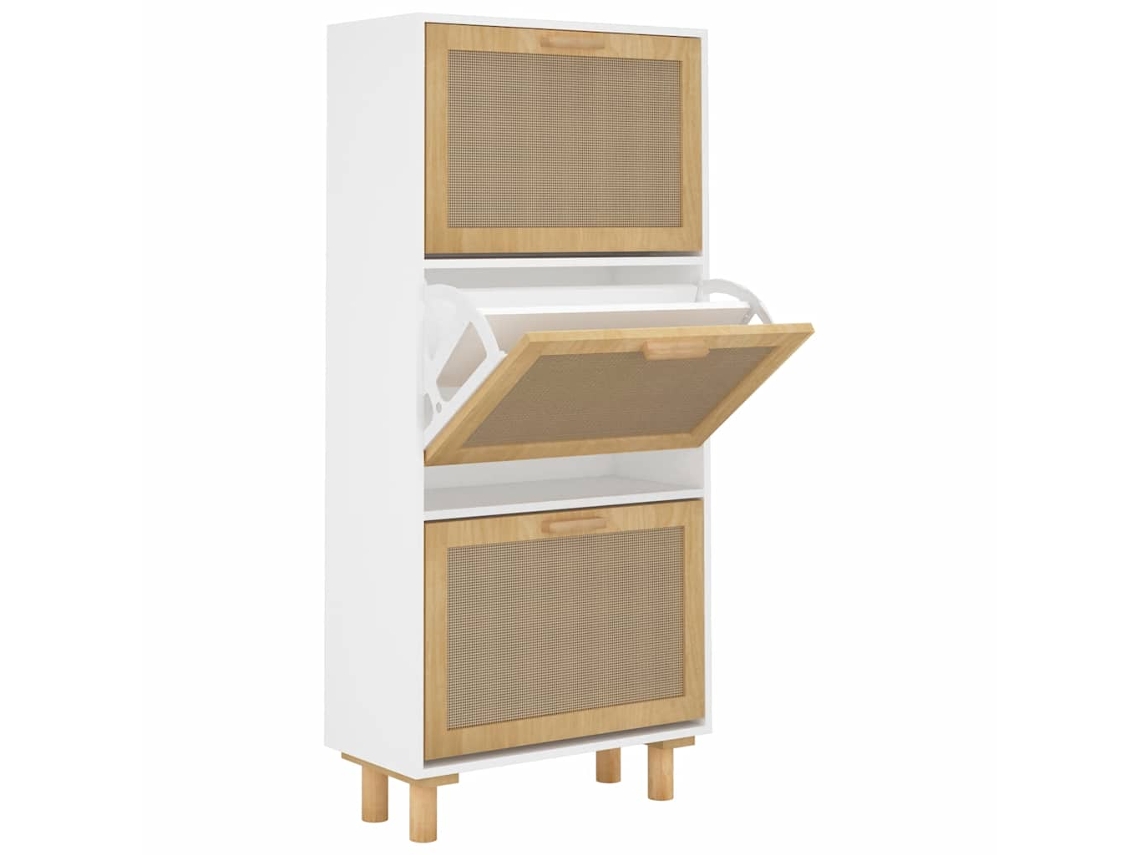 Shoe Cabinet, Shoe Cabinets Vidaxl Branco Madeira Processada (n/a)