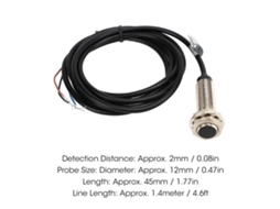 Sensor De Proximidade Indutivo Laxiscreed Npn No/nc, 4 Fios, Para Dc 6-36v