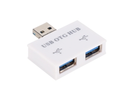 Hub Expander Adaptador De Dados De Carregamento Usb2.0 Para Android Phone Usb Hub Branco