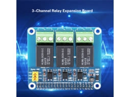 Placa De Expansão De Relé 3 Canais Para Raspberry Pi