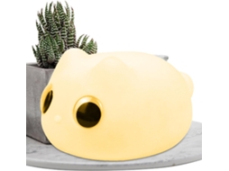 Luminária Noturna Em Formato De Gato Recarregável Silicone