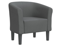 Tub Chair, Tub Chairs Vidaxl Cinzeto Tecido