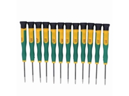 Kit Chave De Parafusos Com 12 Bits De Aço Vanádio Para Reparo De Celular Câmera Silicone