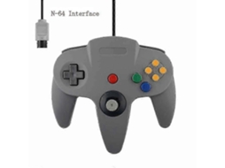 Pacote Com 2 Controles Clássicos Com Fio Para N64, Jogos Retrô De 64 Bits, Joystick De Substituição Ly Ebike