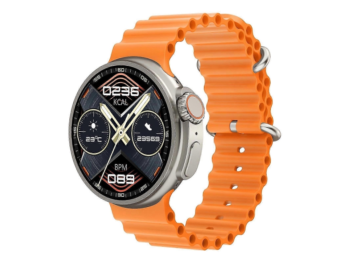 Relógio inteligente K9 Ultra Pro de 1,39 polegadas com pulseira de silicone, à prova d'água IP67, compatível com chamadas Bluetooth e NFC VONKELIOS