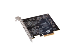 Placa Allegro Pcie 4 Portas Usb-C 10 Gb/S Mac e Windows SONNET