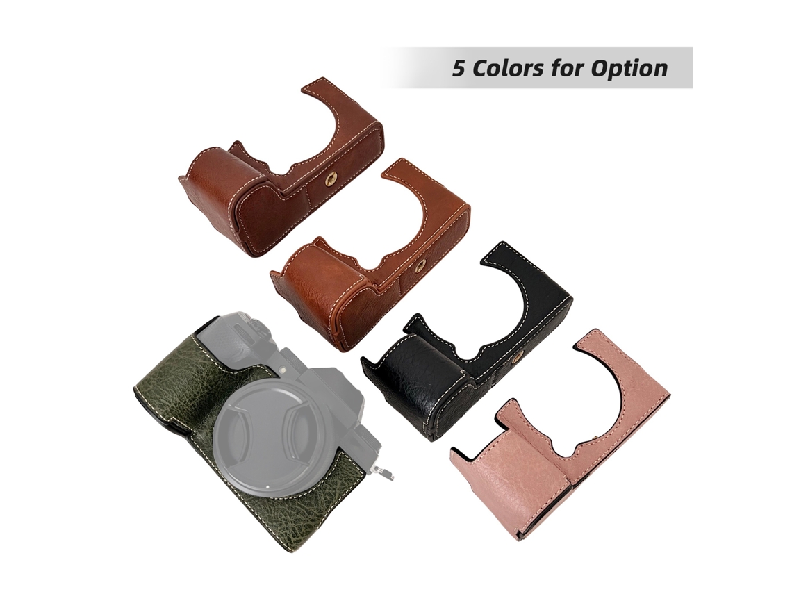Portable Camera Protective Case Retro Style Camera Case Carry Bag Opening Bottom Design With Shoulder Strap Replacement For Fujifilm Xs20/x-s20 Camera