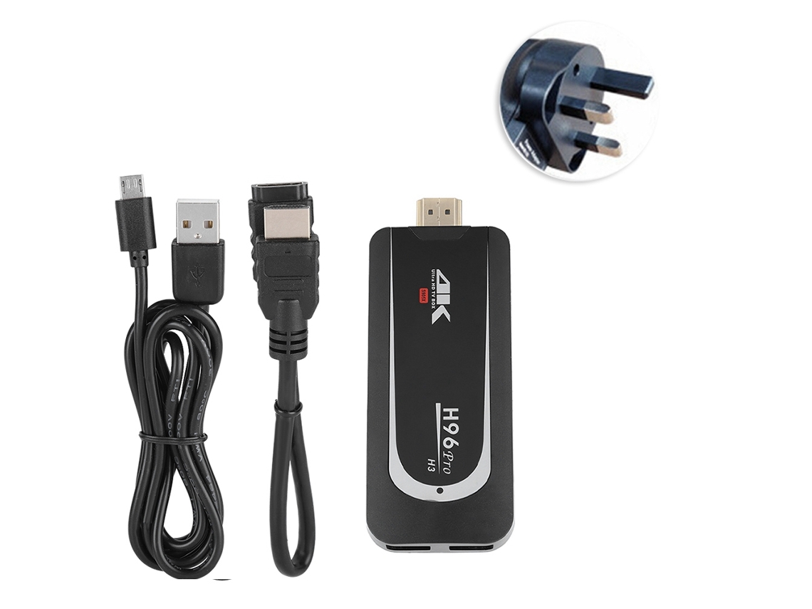 Stick Dongle De Tv Bluetooth 4k Ultra Hd 2g/16g Android 7.1 Player De Mídia Plugue Uk