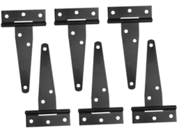 Conjunto De 6 Dobradiças Em T Para Portas Armários, Acessórios