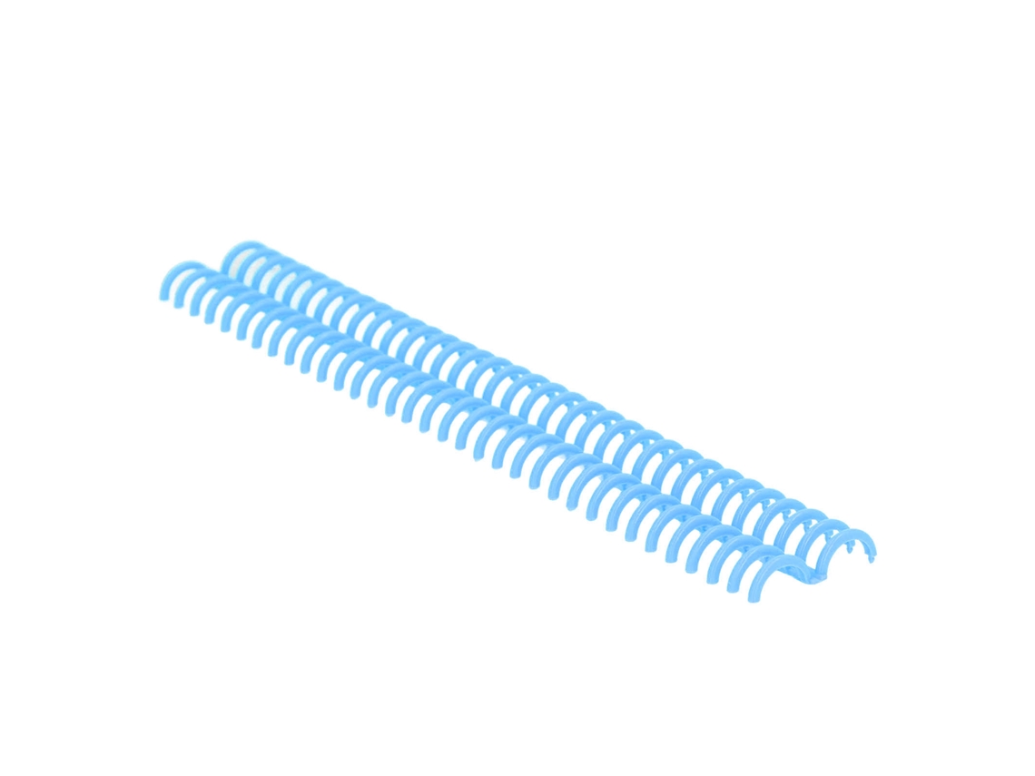10pcs Bobinas de Encadernação 34 Furos Polipropileno Resistente Ao Desgaste Spines para Material Escolar Azul | S/MARCA