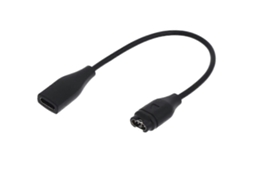 Cabo USB C fêmea atualizado para Garmin Fenix ​​​​7, 7s, 7x, 6, LY, cabo de carregamento para relógio inteligente de bicicleta elétrica