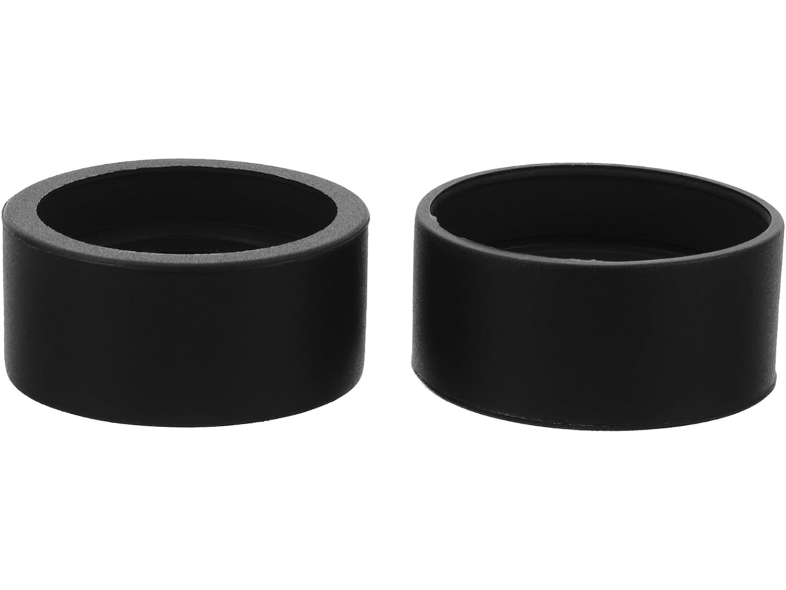 2 Unidades De Protetores De Borracha Para Oculares De Microscópio De 32-35 Mm.
