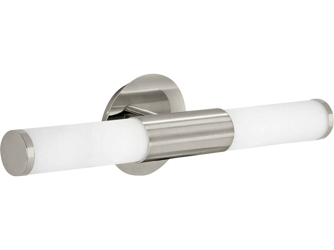 Candeeiro de Parede EGLO Palmera 87222 (E14 - 2 x 40 W - Aço e Vidro)