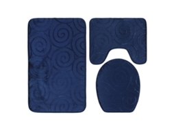 Conjunto 3 Tapetes Banheiro Macios S/MARCA