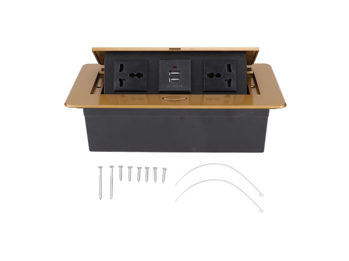 Regleta de corrente AWTS, com USB, hub, 250V, para casa e escritório | S/MARCA