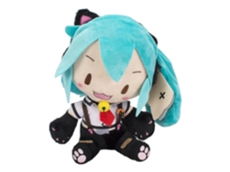 Lurelia Neko Hatsune Miku Vocaloid Anime Geek Kawai Em Peluche Colecionável, 28cm, Macio Para Coleção