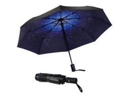 Nova Line guarda chuva de Viagem Compacto Portátil Plegável a Vento com Botão de Abertura e Fechamento Automático e 8 Arcos