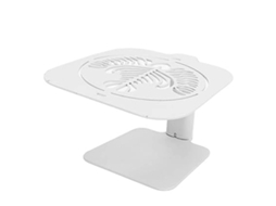 Suporte para Balança Eletrônica de Máquina Café, Ajustável Extração e Pesagem, Pesagem Café GOKOCO (branco 3)