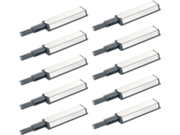 Kit Com 10-fechos Magnéticos De Pressão Armários, Abertura Por Toque, Ferragens Portas De Cozinha, Fácil