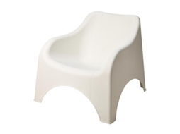 Poltrona Nuvola Relax Resina Branca 78x71x79 cm IPAE-PROGARDEN