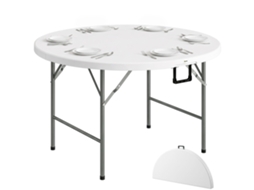 Mesa Redonda De Jardim Estrutura Metálica