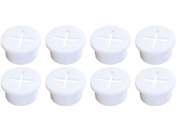 Conjunto De 8 Ilhós De Silicone Macio Para Cabos Com Orifícios De 25mm, Organizador De Cabos Com Tam Gokoco