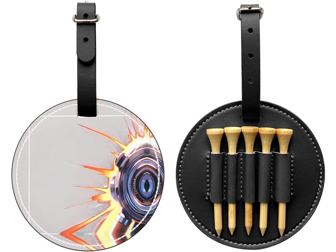 Bolsa para Tees de Golfe Detail Machinery, preta, fácil de transportar e eficiente, S/MARCA