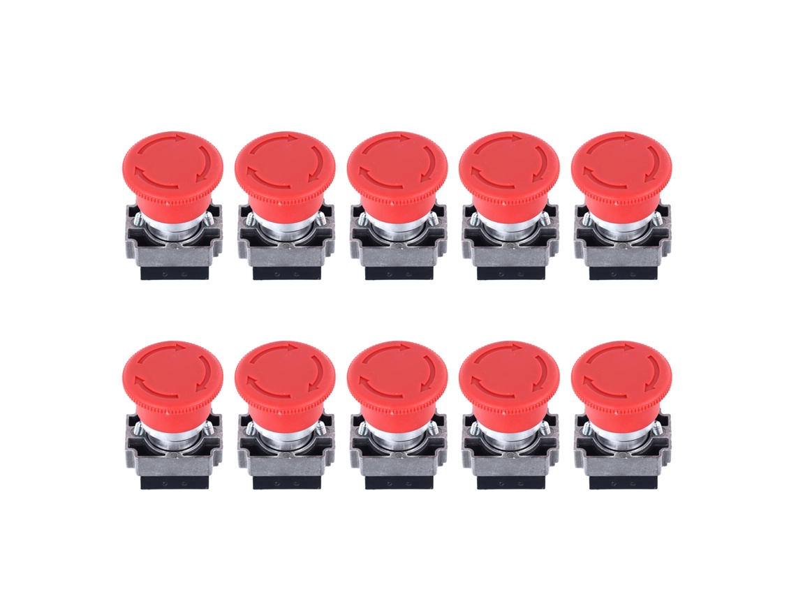 Interruptor Push Auto-bloqueável Xb2 22mm 10pcs Sunflare