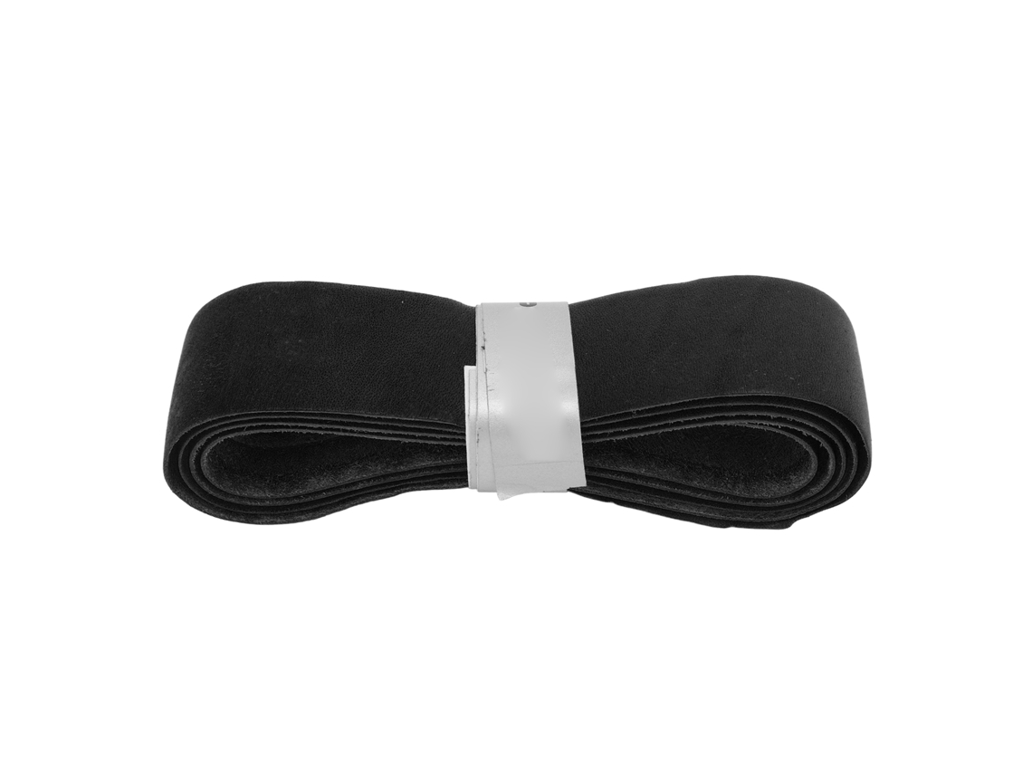 Grip De Couro Para Raquete De Tênis E Badminton Com Fita De Envolvimento Overgrip Preto