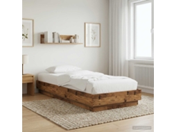 Vidaxl Estrado De Cama Madeira Antiga 80 X 200 Cm Derivados De Madeira