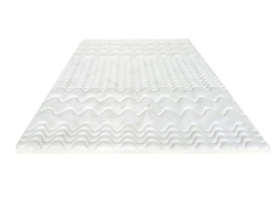 Sobrecolchão Aloe Vera NATUREA (Branco - Rattan e fibra natural - 190x140x5 cm)