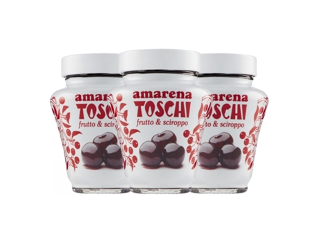Licores TOSCHI Cereza Amarena Frutto & Sciroppo Garrafa Medium Sem Álcool (0.5 L - 3 Unidades)