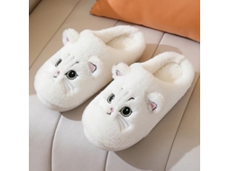 Pantufas felpudas de inverno 2026 para mulheres e homens com plataforma macia Heflashor
