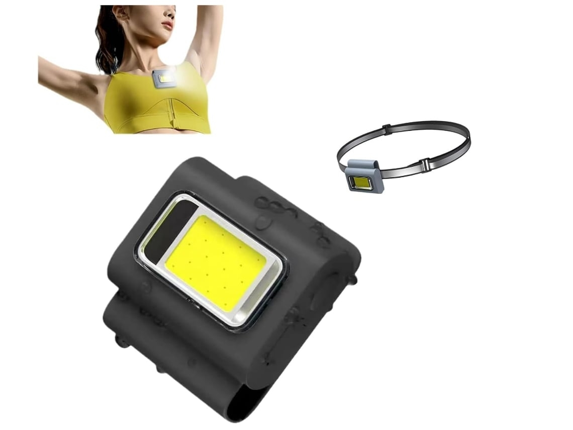 Luz de Trabalho Magnética Cob Led Portátil À Prova D'Água Recarregável com 6 Modos Ultra Brilhante Preta Bisbisous VIGA EUROPE
