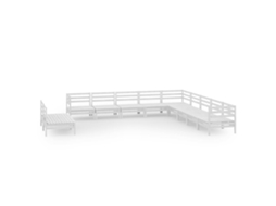 Garden Lounge Set, Garden Lounge Sets Vidaxl Branco Madeira De Pinho (n/a)