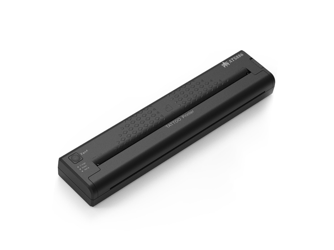 Máquina de Transferência de Estêncil de Tatuagens Usb Impressora de Padrão de Tatuagens Térmicas App Impressão com Um Clique Preto