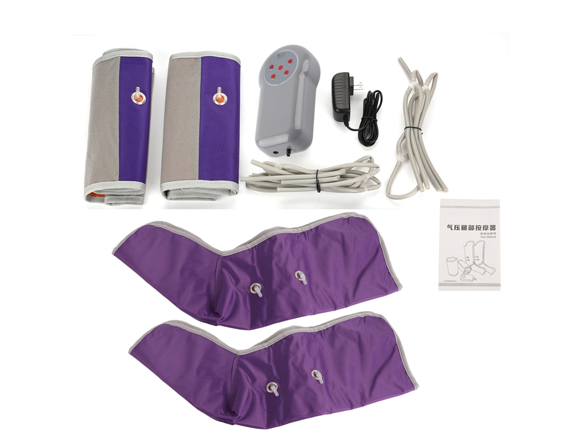 Massageador Elétrico De Compressão Ar Para Braços E Pernas (roxo)