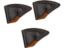 Conjunto De Machado De 3 Peças, Bainha De Couro Para A Cabeça Do Machado, Capa Para Bainha