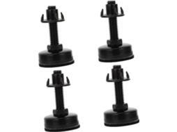 Conjunto De 4 Pés Niveladores Ajustáveis Para Sofá, Móveis, Resistentes, Pretos, Para Mesa E Cadeira, Ideais Para