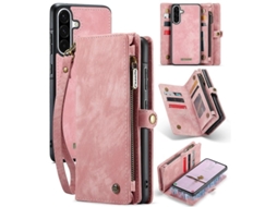 YURU capa de couro multifuncional detachável para Samsung Galaxy A56 com slot para cartões e suporte