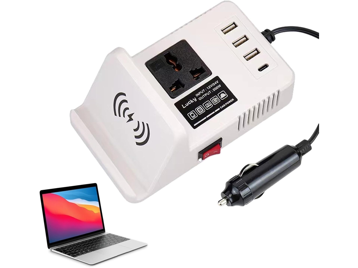 Tomada Elétrica Automotiva, 200w, Para Veículos E Autocaravanas
