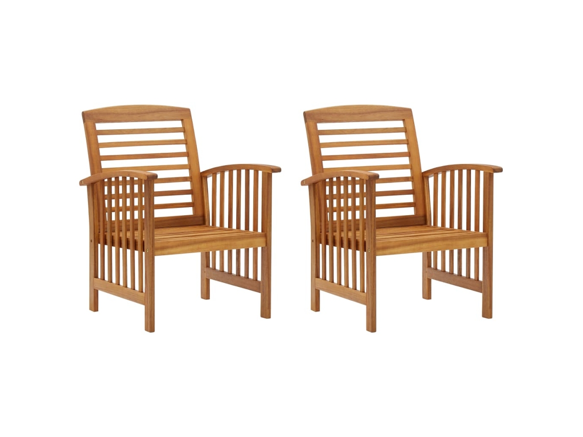 Garden Chair, Garden Chairs Vidaxl Marrom Madeira (n/a)